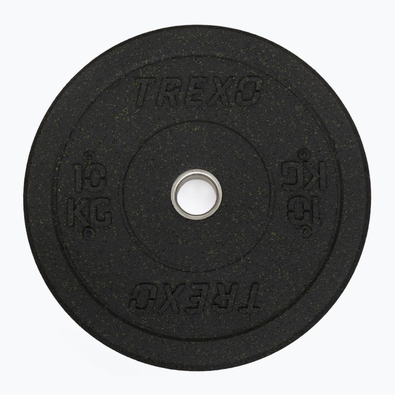 XTREXO fekete bumper olimpiai súlytárcsa 10 kg TRX-BMP010 3