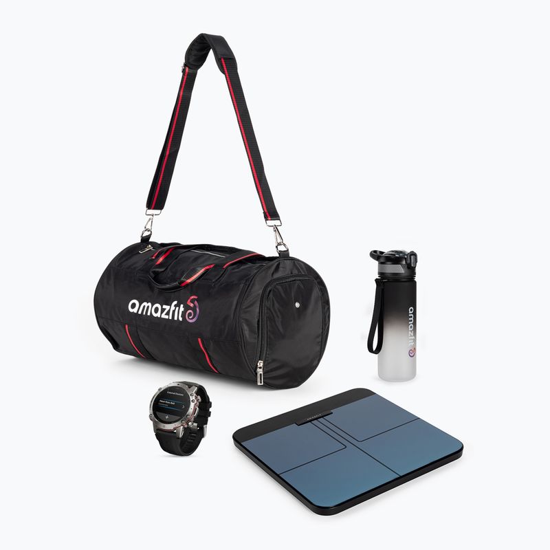 Óra + Mérleg + Táska + Bidon Amazfit Falcon ezüst-fekete W2029OV1N