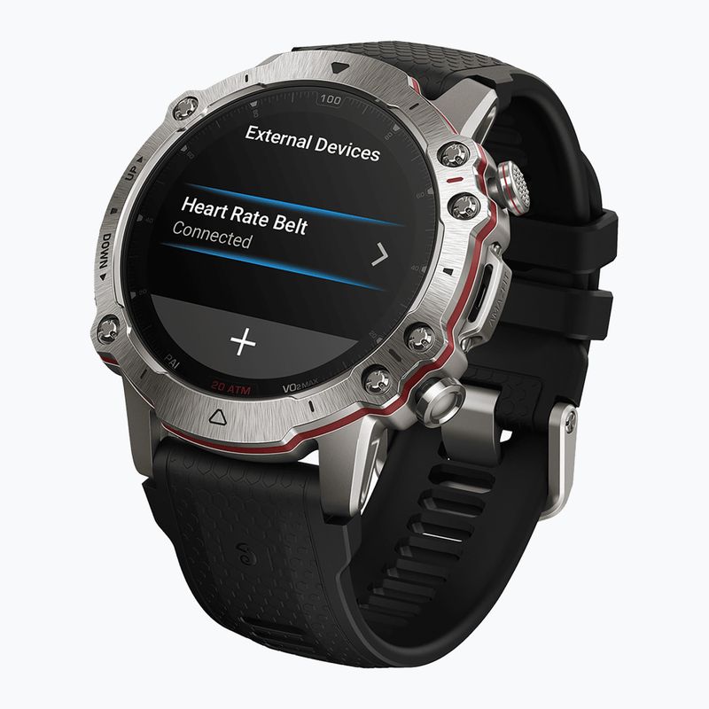 Óra + Mérleg + Táska + Bidon Amazfit Falcon ezüst-fekete W2029OV1N 9