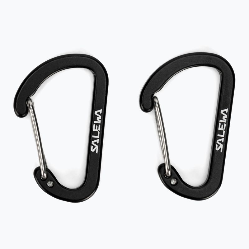 Salewa lapos Wiregate karabinerek 2 db fekete 00-0000034103