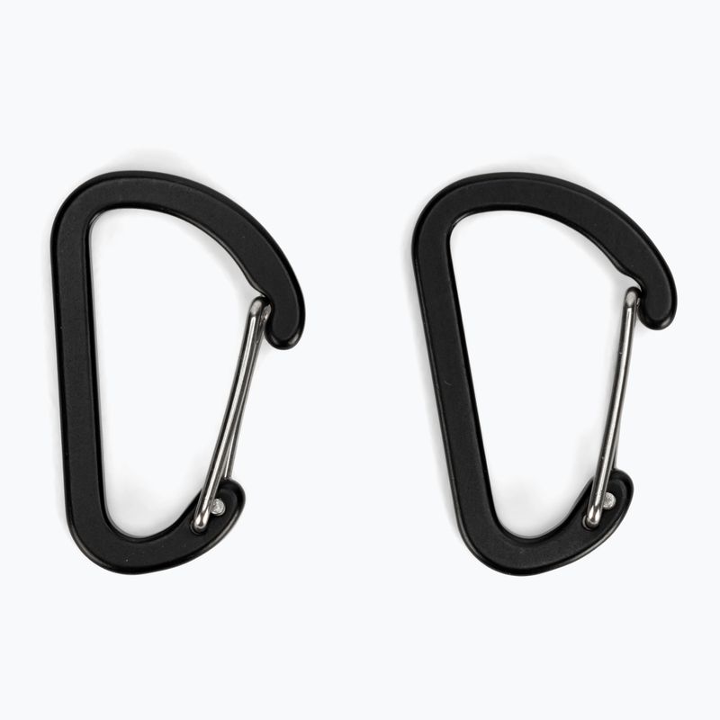 Salewa lapos Wiregate karabinerek 2 db fekete 00-0000034103 2