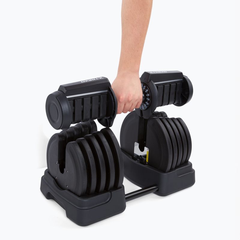 Kézisúly/súlyzó 2in1 XTREXO TRX-ABD40 1-40 kg fekete/narancssárga 7