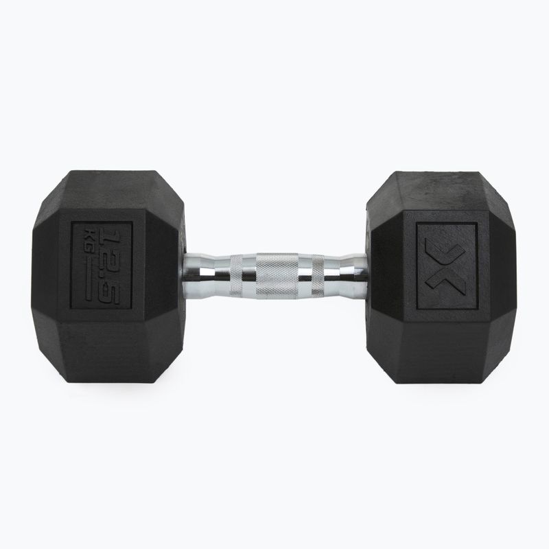 XTREXO Hex gumírozott súlyzó 12,5 kg 7
