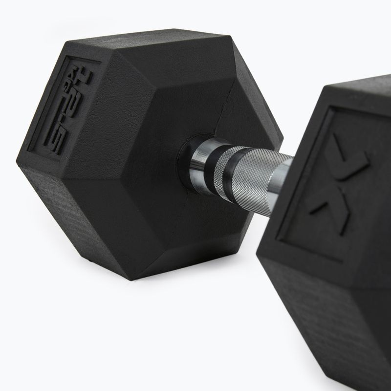 XTREXO Hex gumírozott súlyzó 12,5 kg 8