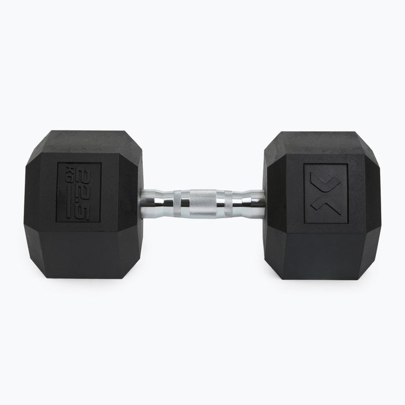 XTREXO Hex 22,5 kg-os gumírozott súlyzó 7