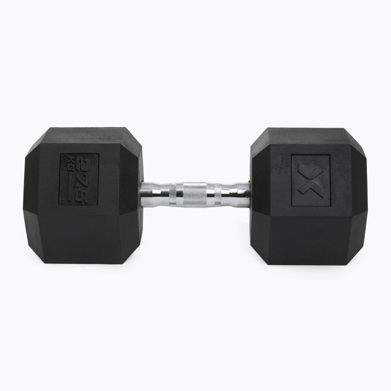 XTREXO Hex 27,5 kg-os gumírozott súlyzó 7