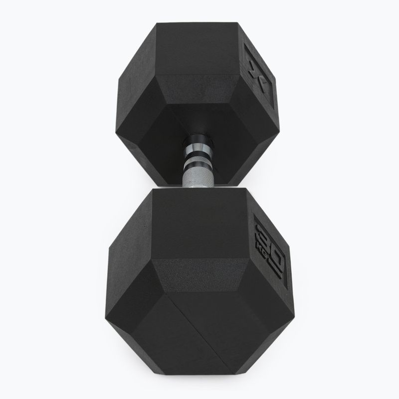 XTREXO Hex 30 kg-os gumírozott súlyzó 6