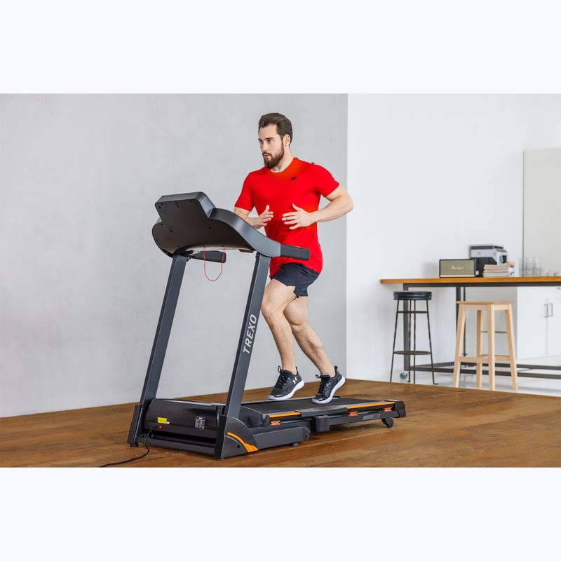 Elektromos futópad TREXO X300 fekete 7