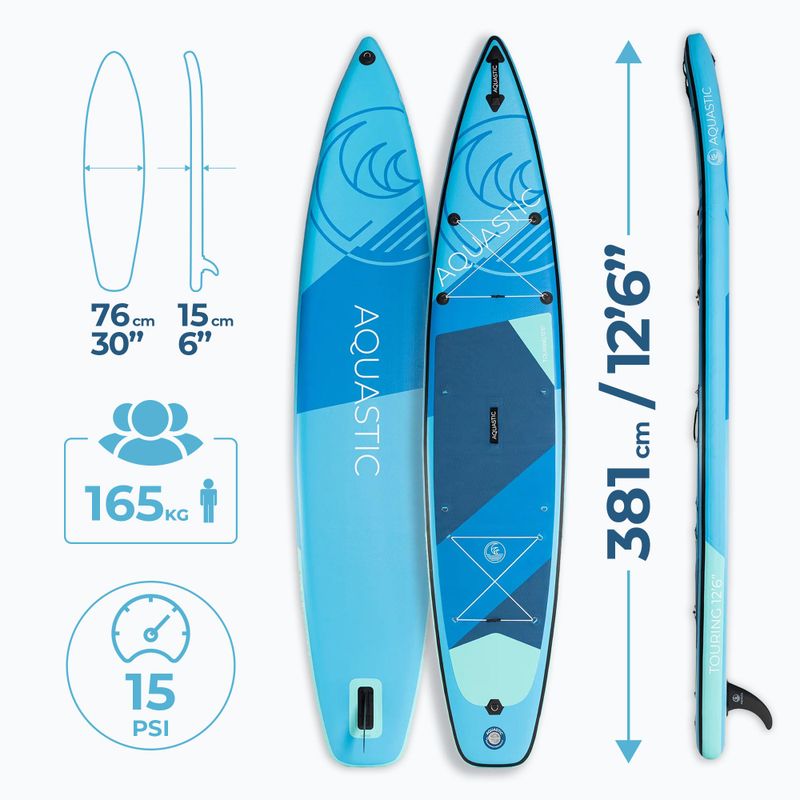 SUP deszka AQUASTIC Touring 12'6" 2024 blue 16