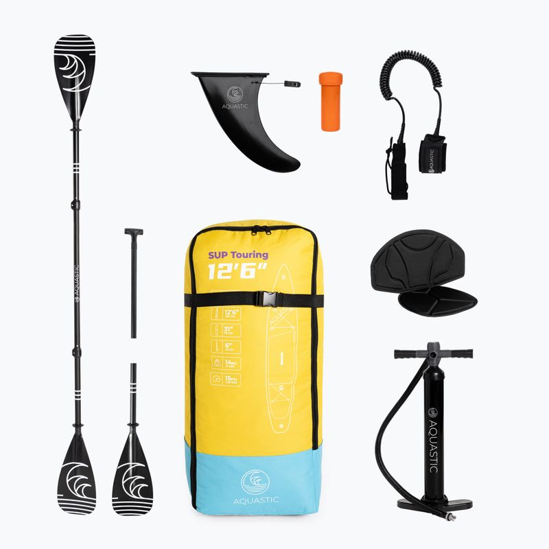 Deszka SUP AQUASTIC Touring 12'6" sárga 17