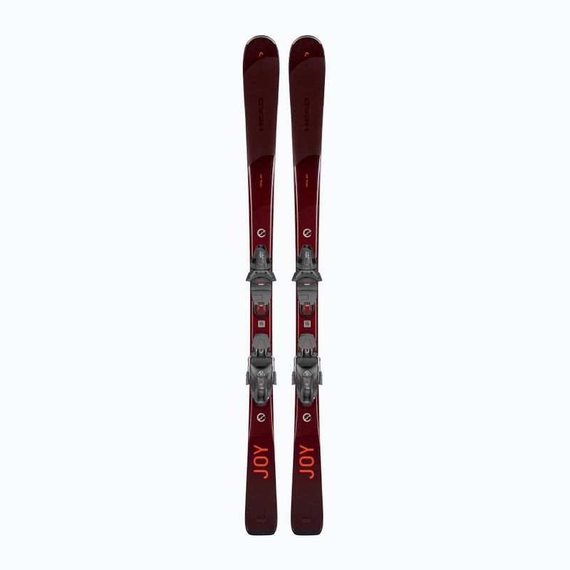 Női lesikló sílécek HEAD e-total Joy SW SLR Joy Pro + Protector SLR 11 GW sötétvörös/narancs