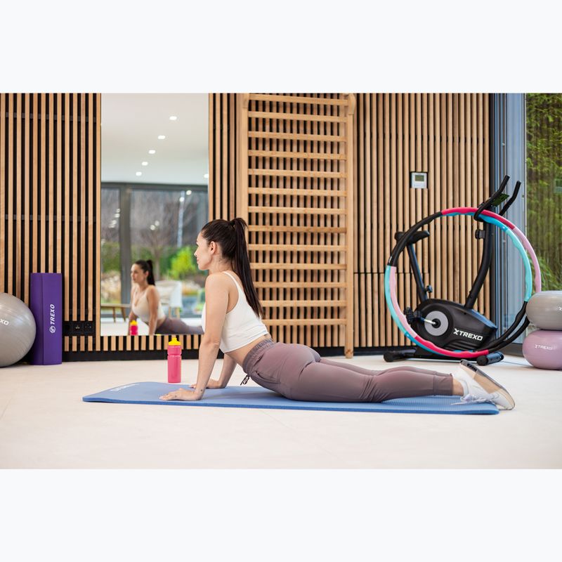 Gimnasztikai szőnyeg XTREXO NBR 15 mm pánttal kék 5