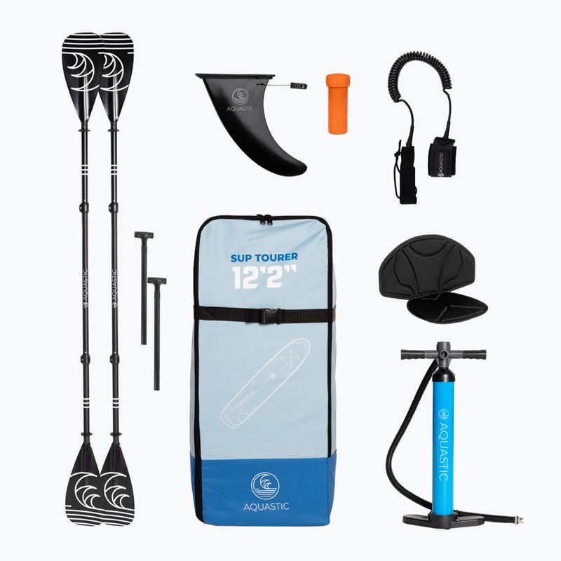 SUP deszka AQUASTIC Tourer 12'2" kék 19