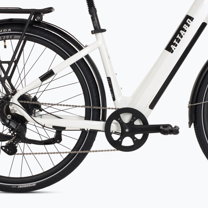 ATTABO E-SPATE 2.0 28" 36V 15Ah 540 Wh elektromos kerékpár fehér 7
