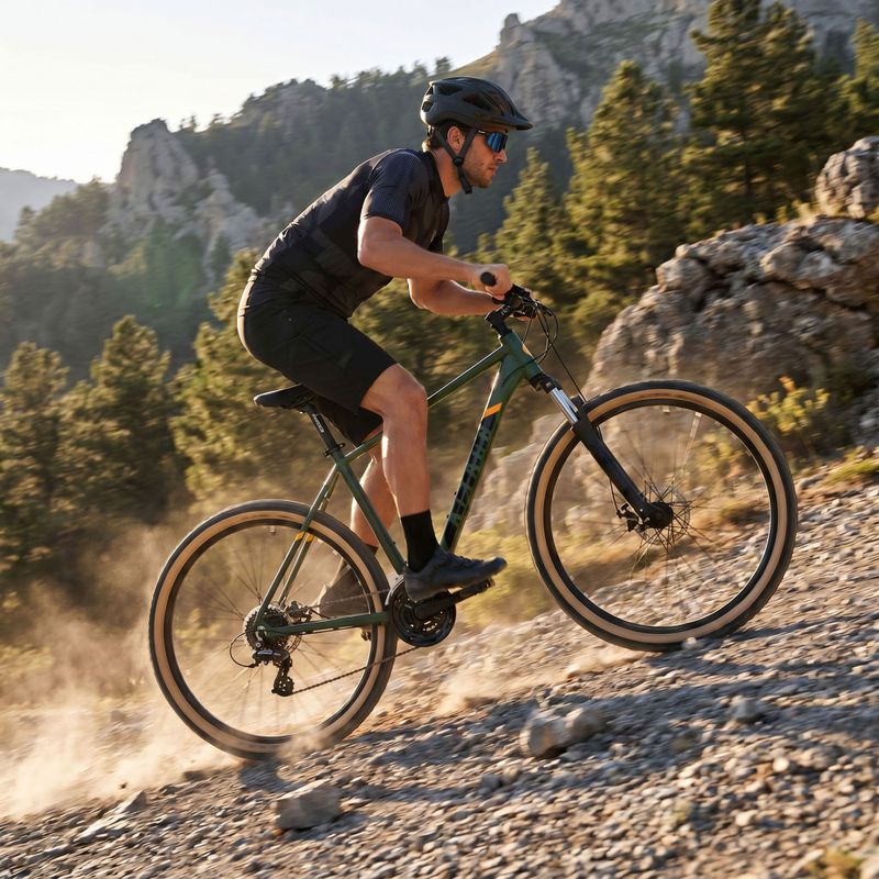 ATTABO férfi mountain bike ALPE 2.0 29" barnwall zöld 4