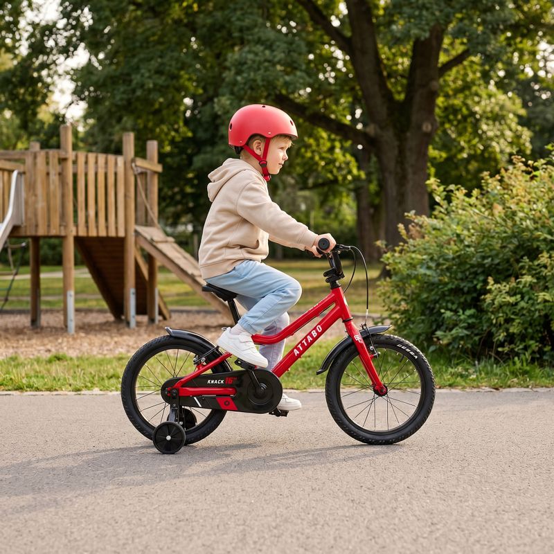 Gyermek kerékpár ATTABO KNACK 16" piros 5