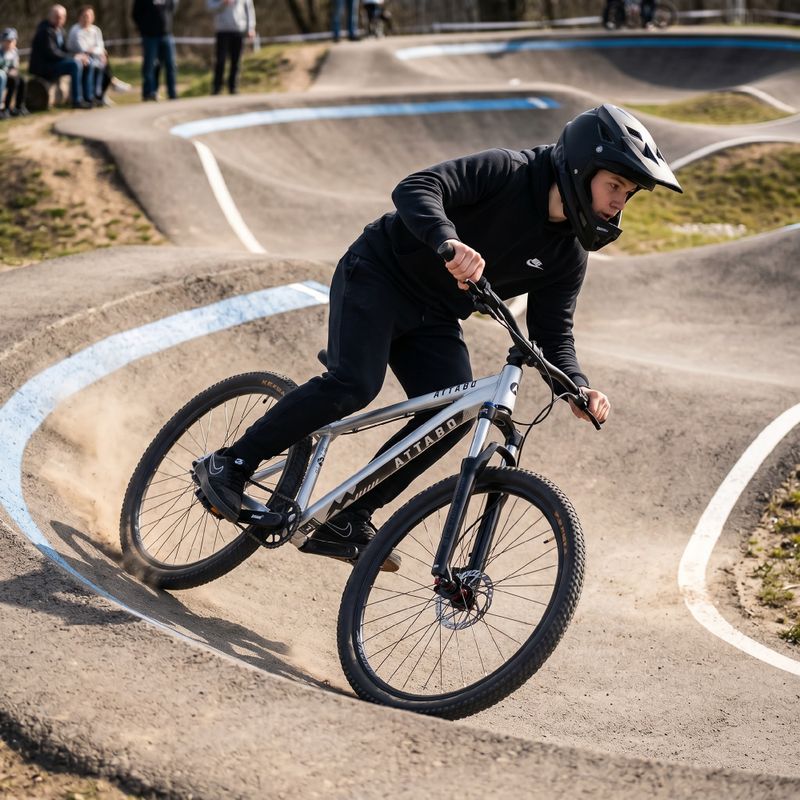 Ifjúsági dirt bike ATTABO PERT 2.0 26" ezüst 3