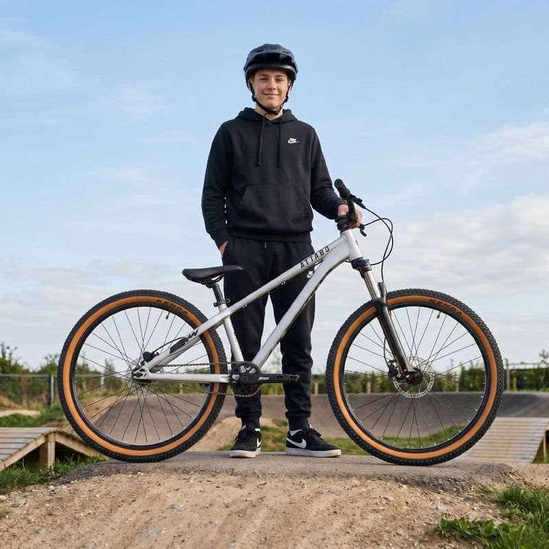 Ifjúsági dirt bike ATTABO PERT 2.0 26" ezüst 5