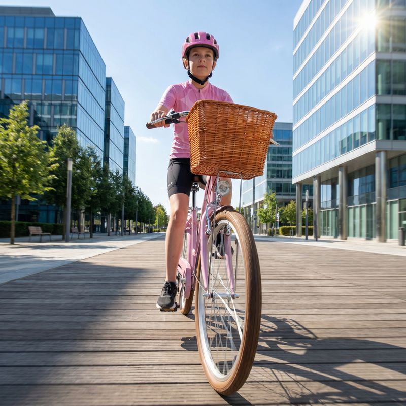 Ifjúsági városi kerékpár ATTABO CITY 26" rózsaszín 19