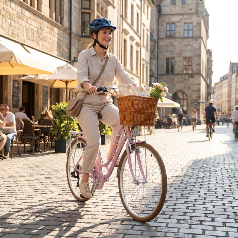 Női városi kerékpár ATTABO CITY 28" pink 19