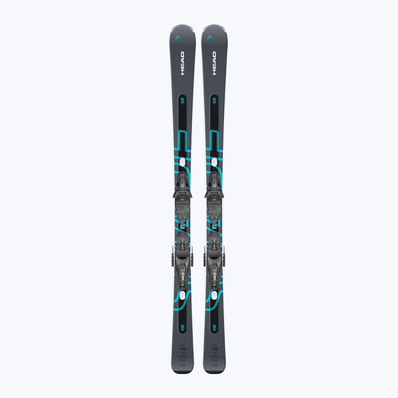 Lesikló léc HEAD Shape e-V8 SW AMT-PR + kötés Protector PR 11 GW anthracite/blue 8