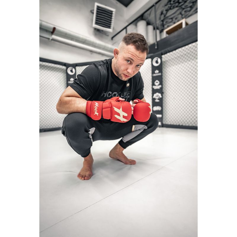 MMA HOOK FIGHTING sparring kesztyű TX0-B4M0016 piros 8