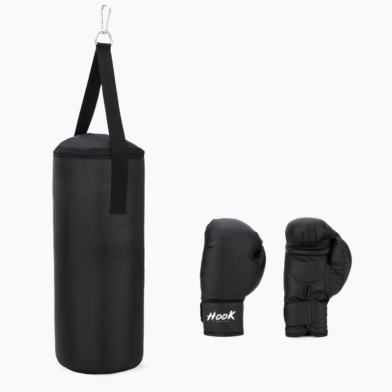 HOOK FIGHTING Gyermekek első edzés boksz szettje Fekete