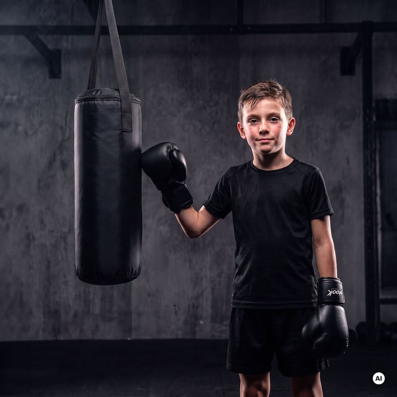 HOOK FIGHTING Gyermekek első edzés boksz szettje Fekete 3