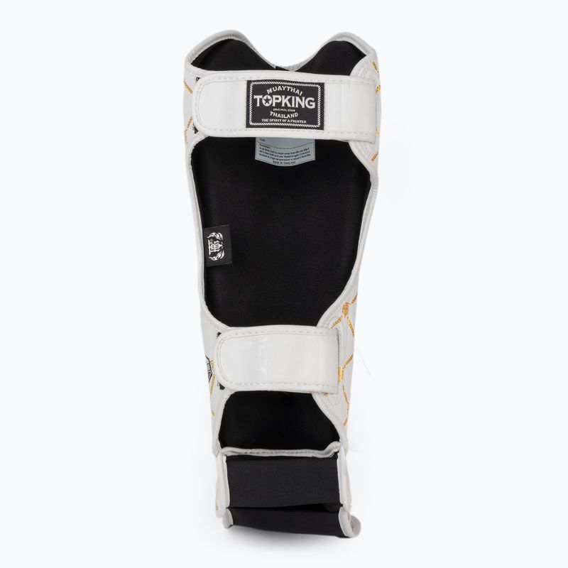 Top King Chain fehér/arany sípcsont- és lábfejvédők 5