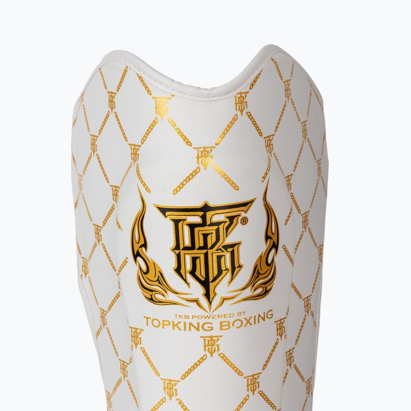 Top King Chain fehér/arany sípcsont- és lábfejvédők 6