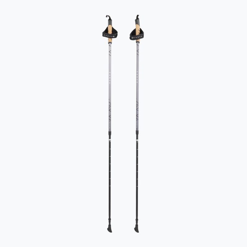 KADVA Aruku állítható fekete nordic walking botok 3