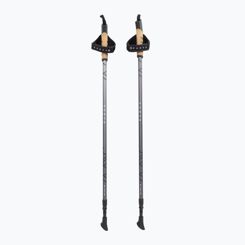 KADVA Aruku állítható fekete nordic walking botok 10