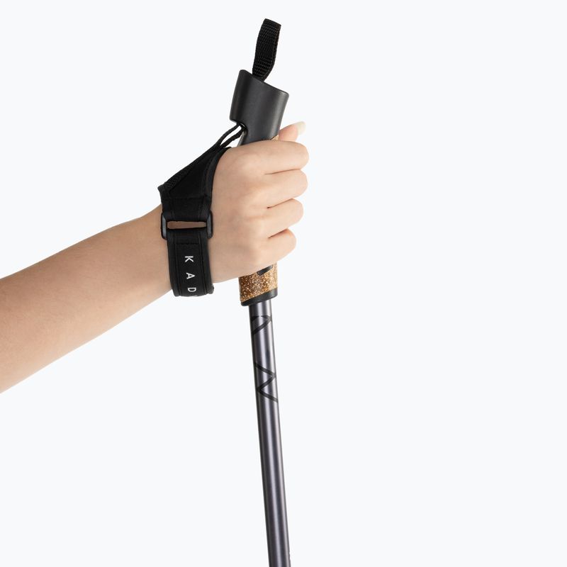 KADVA Aruku állítható fekete nordic walking botok 4