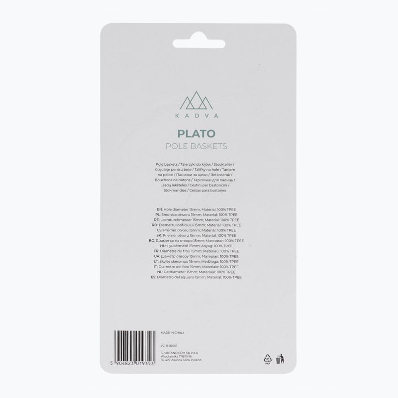 KADVA Plato fekete botkorongok 4