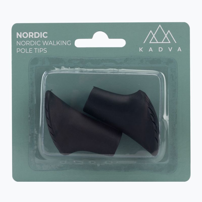 KADVA Nordic fekete nordic walking botokhoz való markolatok 3
