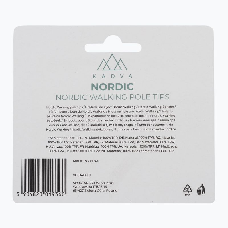KADVA Nordic fekete nordic walking botokhoz való markolatok 4