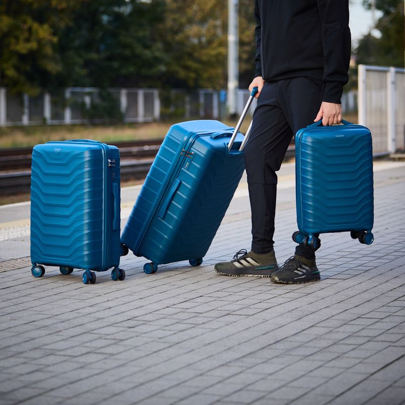 KADVA Sancho 38 l kék kabinbőrönd 19