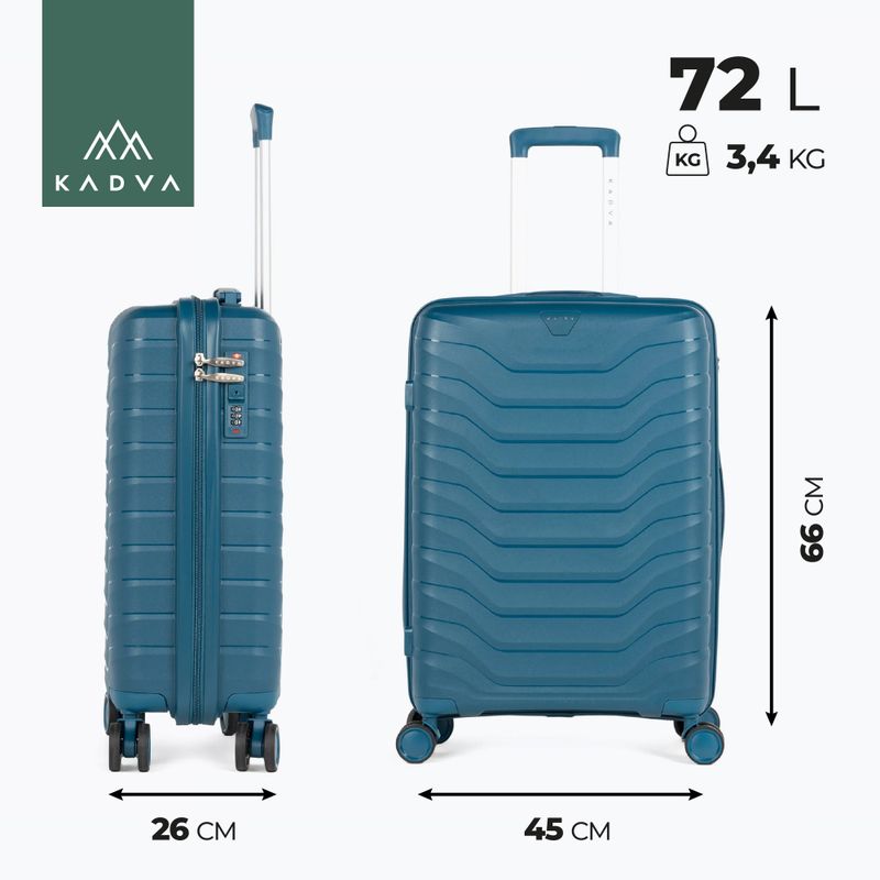 KADVA Sancho 72 l utazótáska kék 3