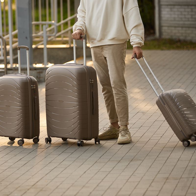 KADVA Brava 40 l bézs kabinbőrönd 20