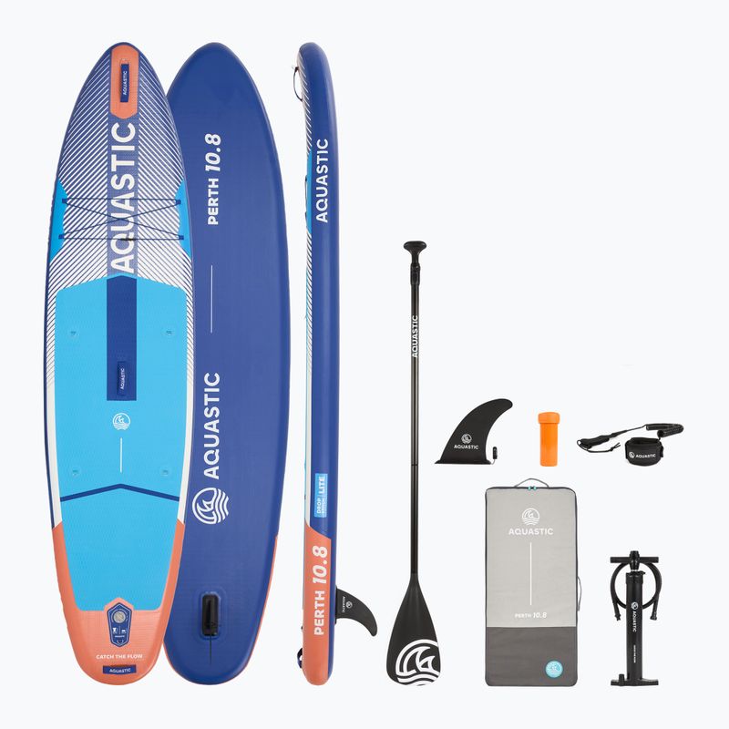 Felfújható SUP deszka szett AQUASTIC Perth 10'8" all-round blue