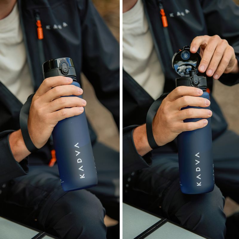 KADVA GlideCap 1000 ml-es kulacs, tengerészkék 7
