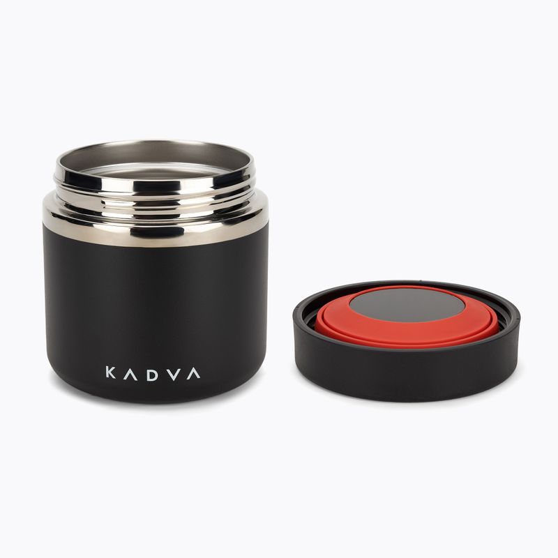 KADVA Eater 600 ml szigetelt ebédtartó fekete 2