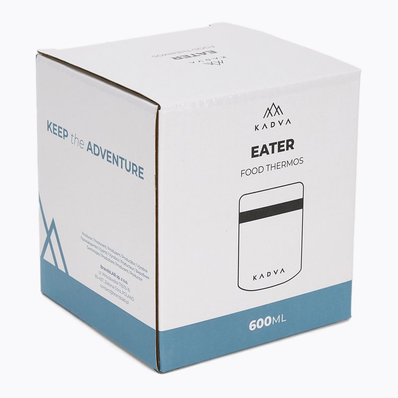 KADVA Eater szigetelt ebédtartály 600ml fekete 6