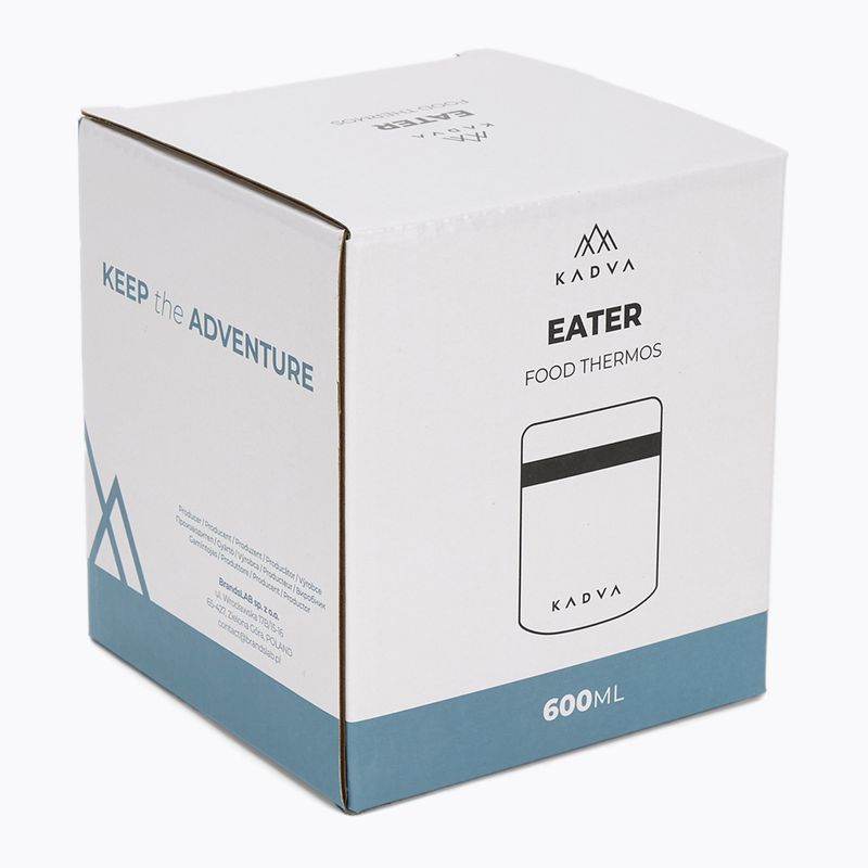 KADVA Eater 600 ml szigetelt ebédtartó fekete 6