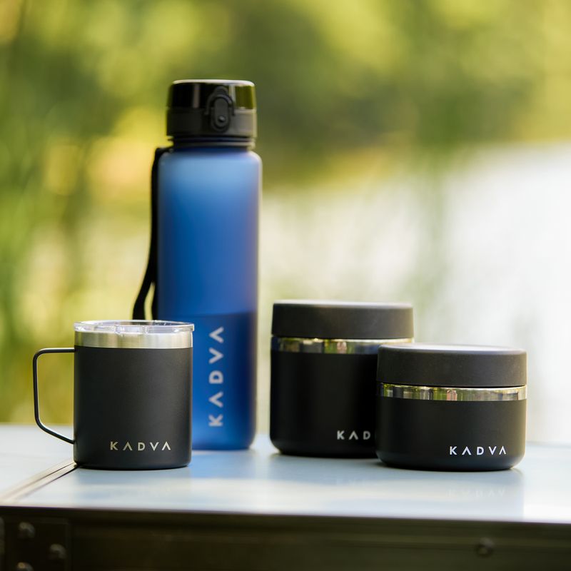 KADVA Eater 600 ml szigetelt ebédtartó fekete 10