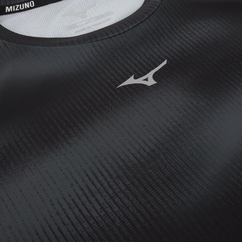 Férfi futó póló Mizuno Core Graphic Tee fekete 3