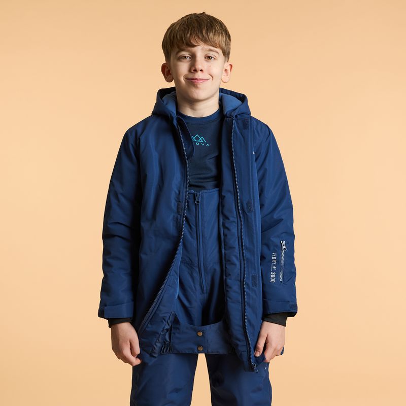 Gyerek síkabát KADVA Skiro Jacket Jrb sötétkék 10
