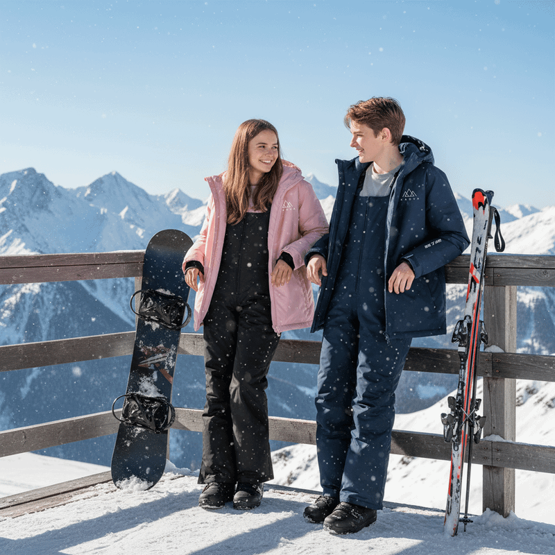 Gyerek sínadrág KADVA Skiro Pants Jr fekete 7