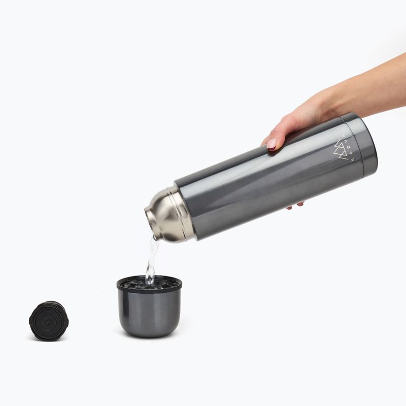 Termos KADVA Vulcan 1000 ml ezüst 4