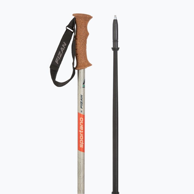 Fizan Smu Peak bézs színű túrabotok 3